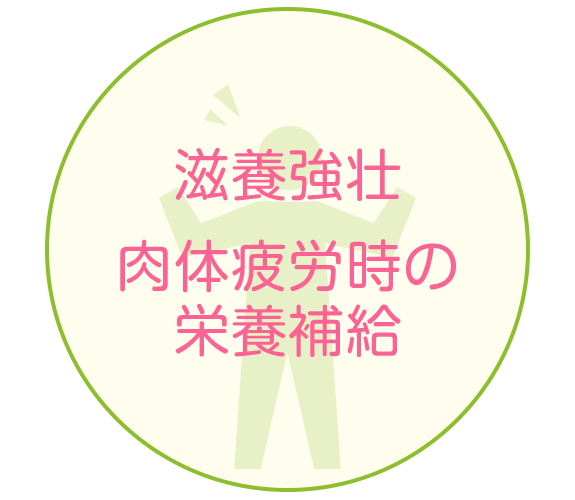 滋養強壮・肉体疲労時の栄養補給